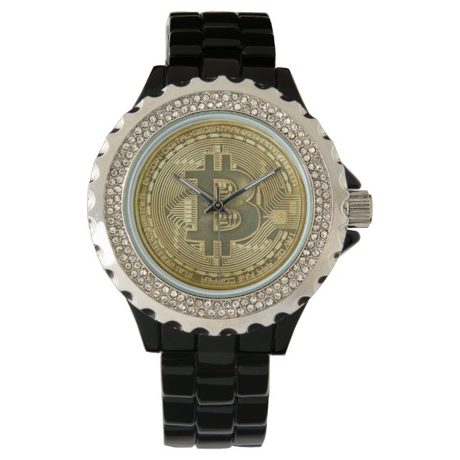 New look Gold Bitcoin Watch (Front)