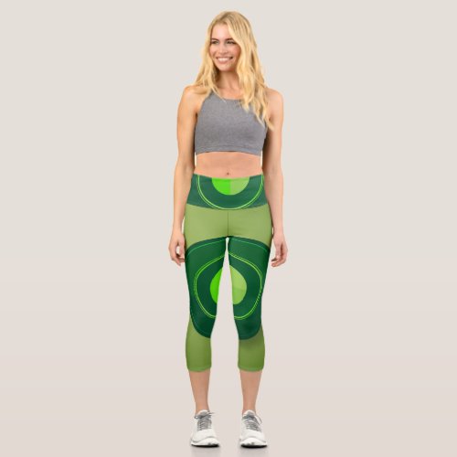 New looks High Waisted green Capris