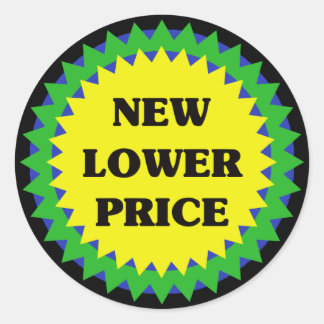 NEW LOWER PRICE Retail Sale Sticker