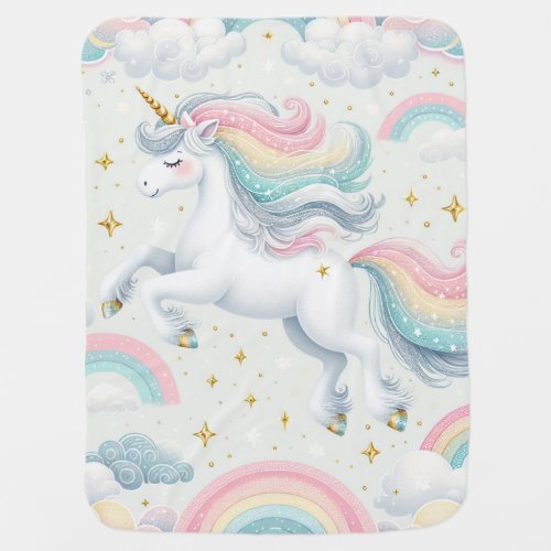NEW Magical Unicorn Dreams Baby Blanket