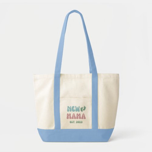 New Mama Est 2023 _ Canvas Quality Tote Bag