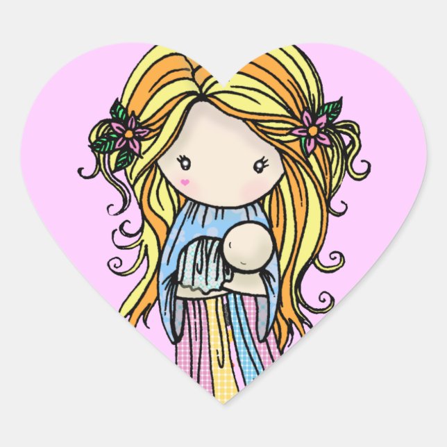 New Mama Mother and Baby Stickers (Front)