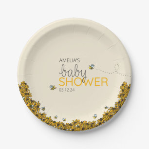 New Mama-to-bee Shower Invite Paper Plates