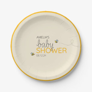 New Mama-to-bee Shower Theme Paper Plates