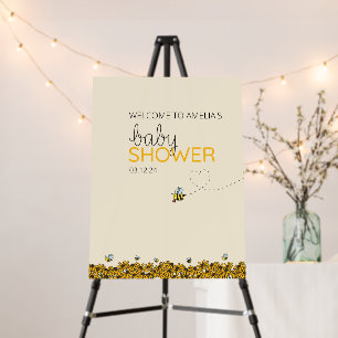 New Mama-to-bee Shower Welcome Sign on Foam Board
