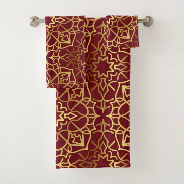 New Mandala 4 Bath Towel Set (Insitu)
