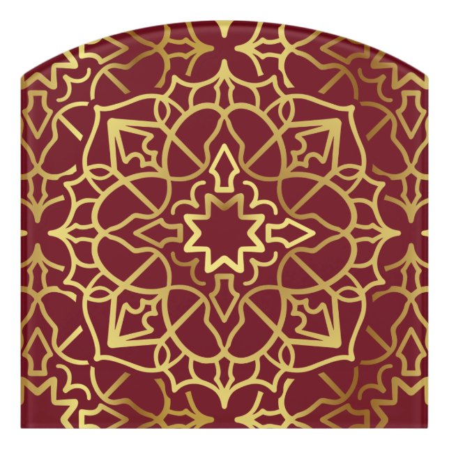 New Mandala 4 Door Sign (Contour Front)