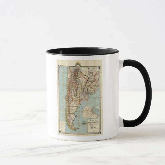 New map of Argentina Mug (Right)