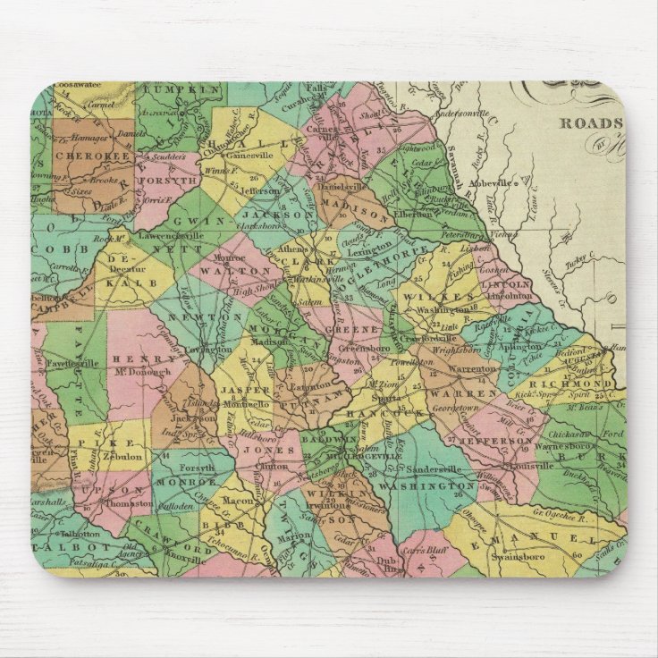 New Map Of 2 Mouse Pad Zazzle