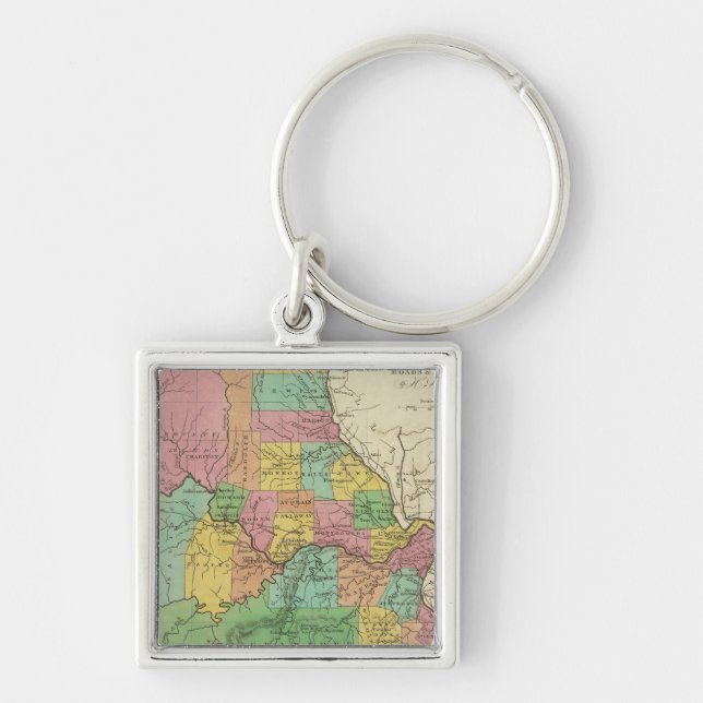 New Map Of Missouri Keychain (Front)