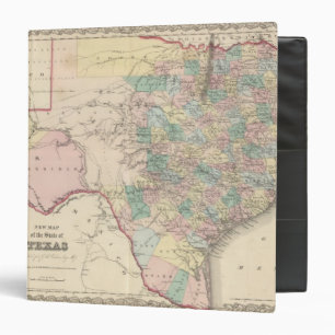 New Map of the State of Texas Binder