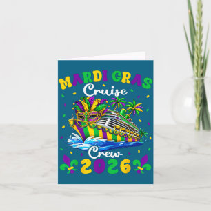 New Mardi Gras Cruise Crew Trip Card