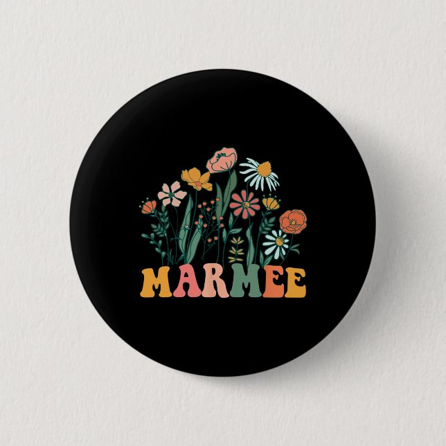 New Marmee Wildflower First Birthday &amp; Baby Sh Button (Front)