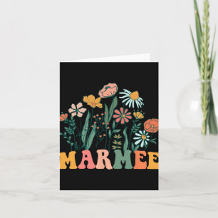 New Marmee Wildflower First Birthday & Baby Sh Card