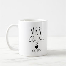 New Marriage Couple - Personalized Mr and Mrs