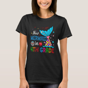 New Mermaid In 4th Grade Matching Mermaid Student T-Shirt