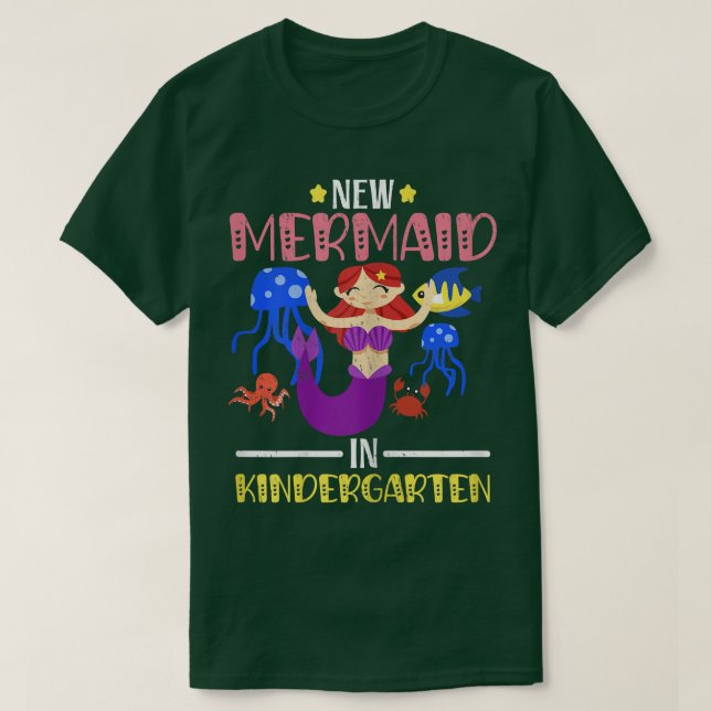 New Mermaid In Kindergarten for a Mermaid Bride  T-Shirt (Design Front)