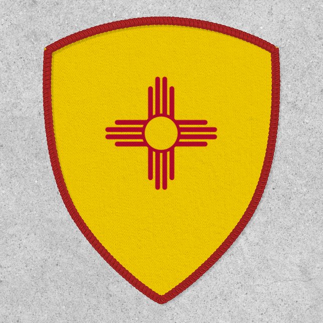New Mexican Flag, Flag of New Mexico Patch (Front)
