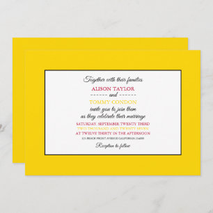 New Mexican Flag, Flag of New Mexico Wedding Invitation