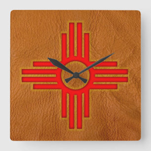 New Mexico 10.75" Square Wall Clock