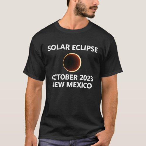 New Mexico 2023 Solar Eclipse Roswell Albuquerque  T_Shirt