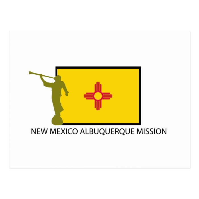 NEW MEXICO ALBUQUERQUE MISSION LDS CTR POST CARD