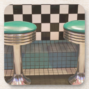 New Mexico, Albuquerque. The 66 Diner along Drink Coaster