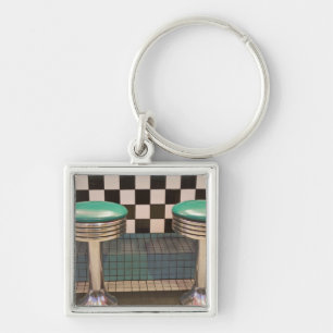 New Mexico, Albuquerque. The 66 Diner along Keychain
