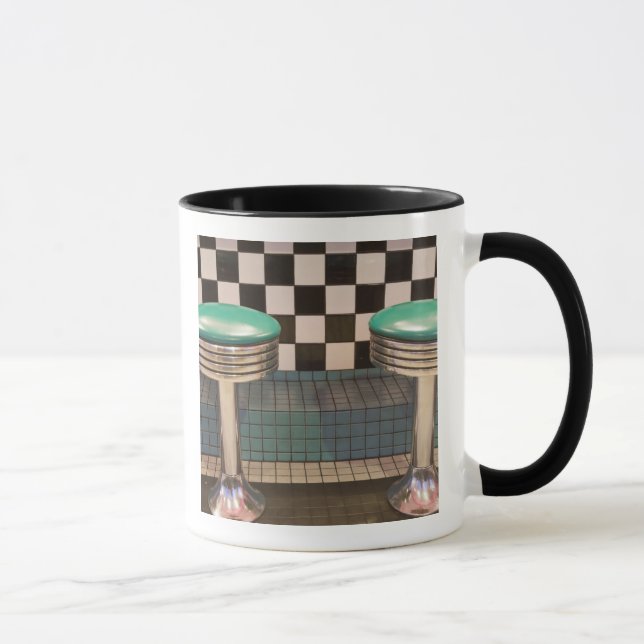 New Mexico, Albuquerque. The 66 Diner along Mug (Right)