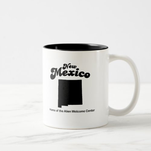 New Mexico _ Alien Welcome  Center Two_Tone Coffee Mug