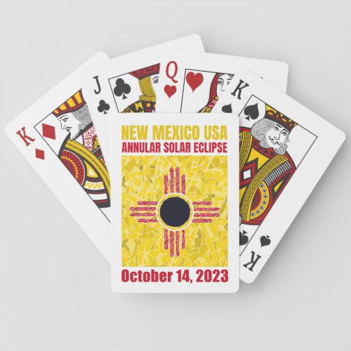 New Mexico Annular Eclipse Playing Cards