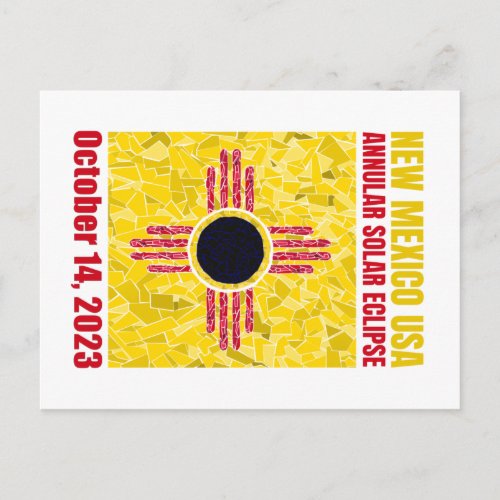 New Mexico Annular Eclipse Post Card