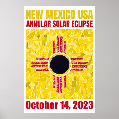 New Mexico Annular Eclipse Poster