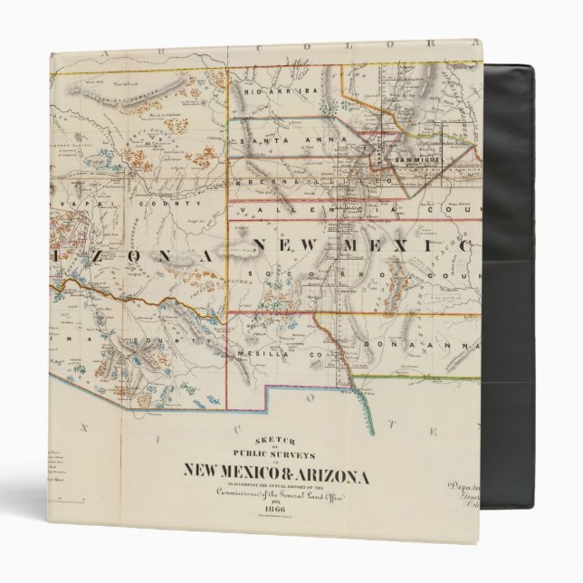 New Mexico, Arizona 3 Ring Binder (Front/Inside)