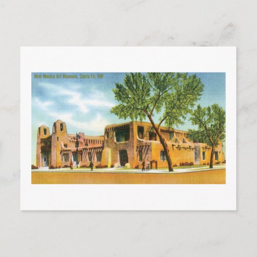 New Mexico Art Museum Santa Fe NM Postcard