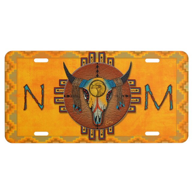 New Mexico Artistic Front License Plate (Front)