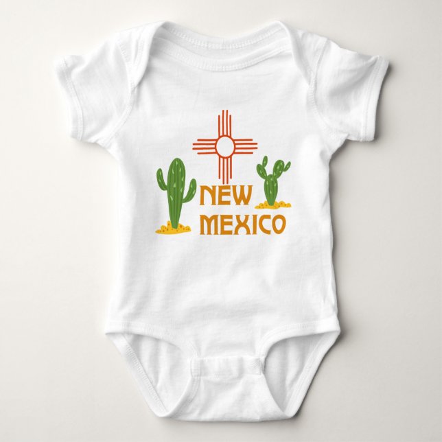 New Mexico Baby Bodysuit (Front)