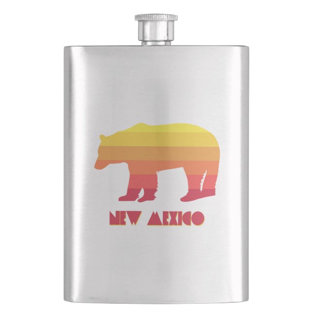 New Mexico Bear Flask (Front)