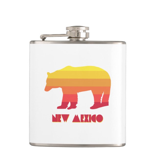 New Mexico Bear Flask (Front)
