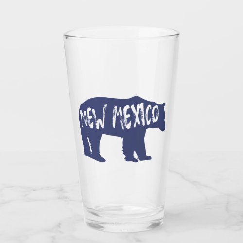New Mexico Bear Glass
