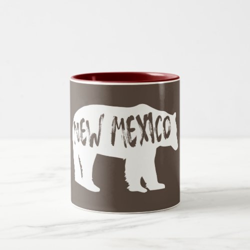New Mexico Bear Two_Tone Coffee Mug