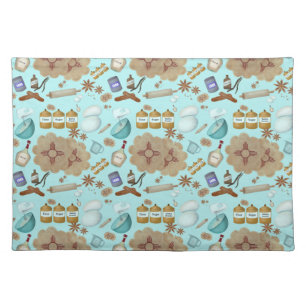 New Mexico Biscochito Cookies Zia Sun Cloth Placemat