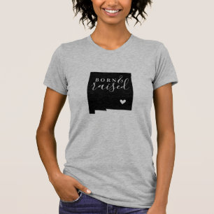 New Mexico Born and Raised State Tee