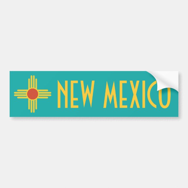 New Mexico Bumper Sticker (Front)