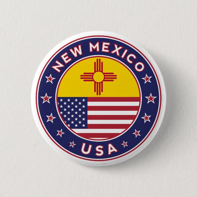 New Mexico Button (Front)