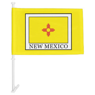 New Mexico Car Flag
