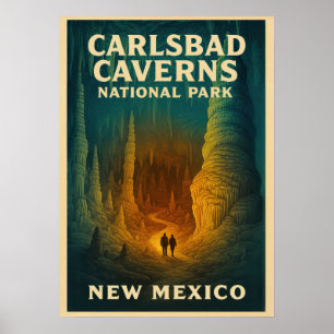 New Mexico Carlsbad Caverns National Park V01 Poster