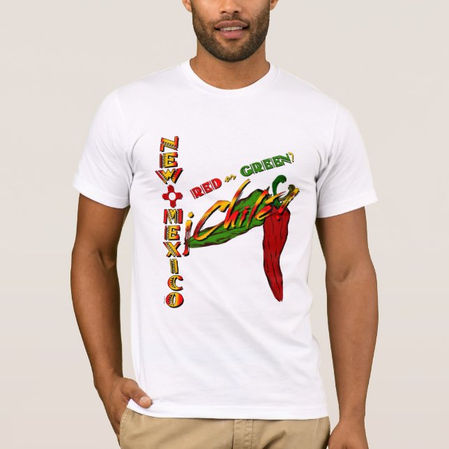 New Mexico Chilé - Red or Green? T-Shirt (Front)
