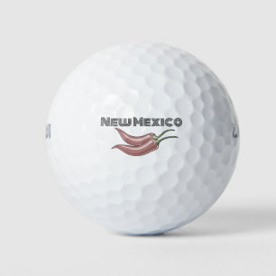 New Mexico Chili Peppers Golf Balls