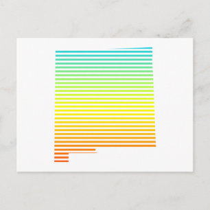new mexico chill fade postcard